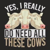 Cow Lover Farmer Farm Animal Farming Funny Cow Ladies Fitted T-shirt | Artistshot