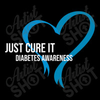 Cure Blue Ribbon Fight Diabetes Raise Awareness Month Cropped Sweater | Artistshot