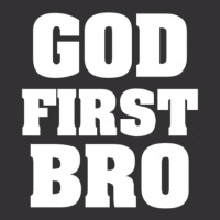 God First Bro Cool Christian Vintage Hoodie | Artistshot