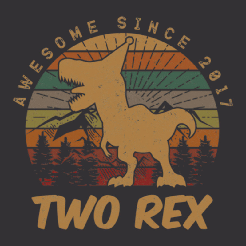 Kids 2nd Birthday Two Rex Gift Second Dinosaur Vintage Short by micjegreray | Artistshot