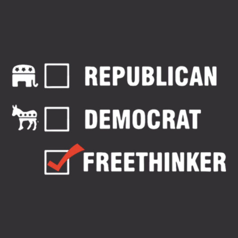 Republican Democrat Freethinker Vintage Hoodie by micjegreray | Artistshot