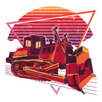 Retro Futuristic Bulldozer Tractor T Shirt Maternity Scoop Neck T-shirt | Artistshot