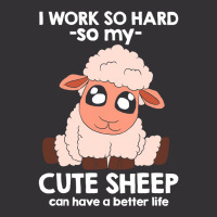 I Work So Hard For My Cute Sheep 153 Vintage Hoodie And Short Set | Artistshot