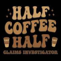 Retro T  Shirt Half Coffee Half Claims Investigator T  Shirt Men's 3/4 Sleeve Pajama Set | Artistshot