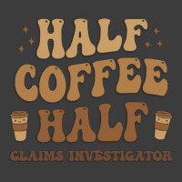 Retro T  Shirt Half Coffee Half Claims Investigator T  Shirt Men's Polo Shirt | Artistshot