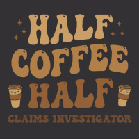 Retro T  Shirt Half Coffee Half Claims Investigator T  Shirt Vintage Hoodie And Short Set | Artistshot