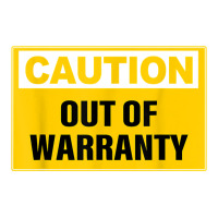 Funny Caution Out Of Warranty Quote T Shirt Youth Tee | Artistshot