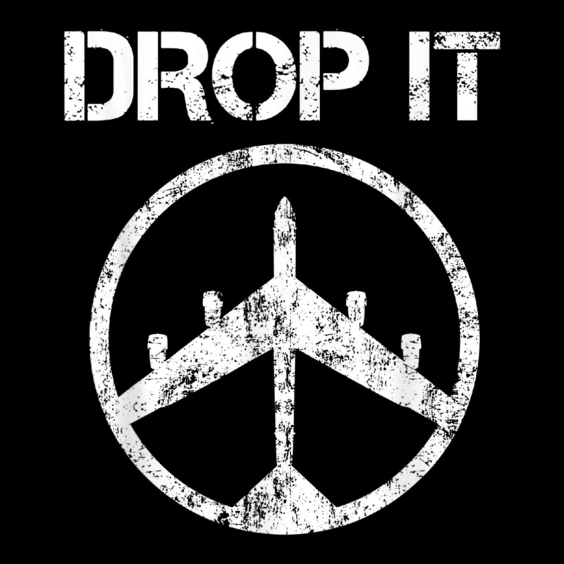 B 52 Bomber Drop It Vietnam War Protest Peace Symbol T Shirt Youth Zipper Hoodie | Artistshot