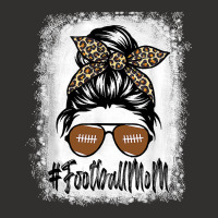 Messy Bun Player Bleached Football Mom Life With Leopard Champion Hoodie | Artistshot