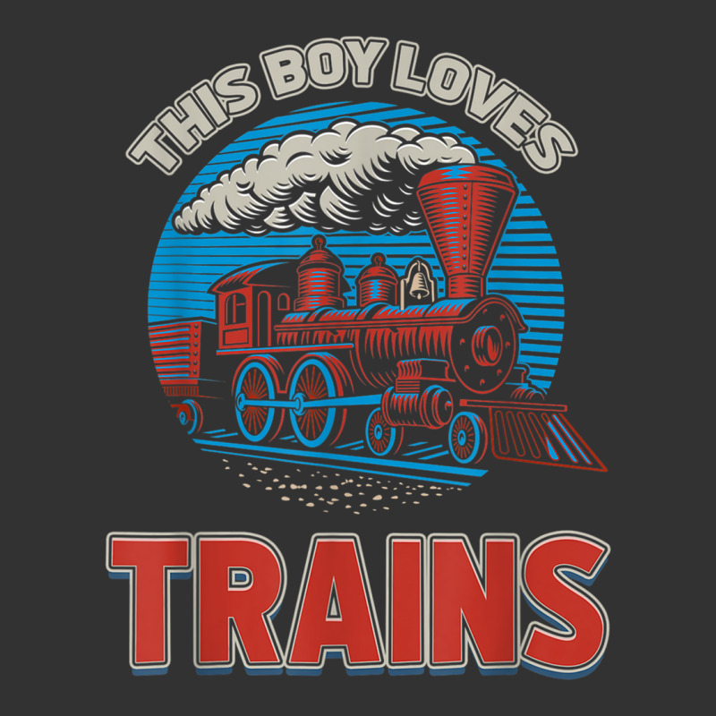 This Boy Loves Trains Locomotives And Wagon! Kid Boys Train T Shirt Baby Bodysuit by BrandalynSaetern | Artistshot