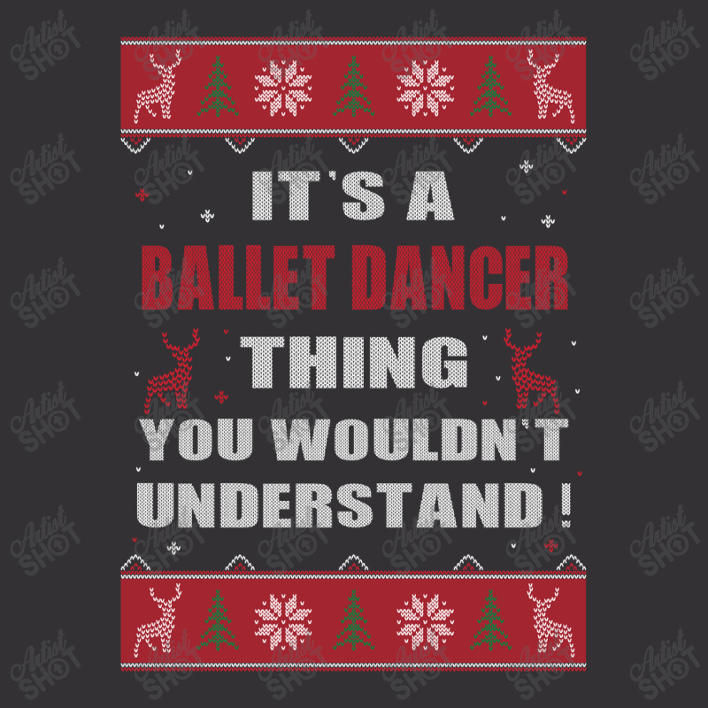 It's A Nurse Thing You Wouldn't Understand Ballet Dancer Ugly Christma Vintage Hoodie | Artistshot