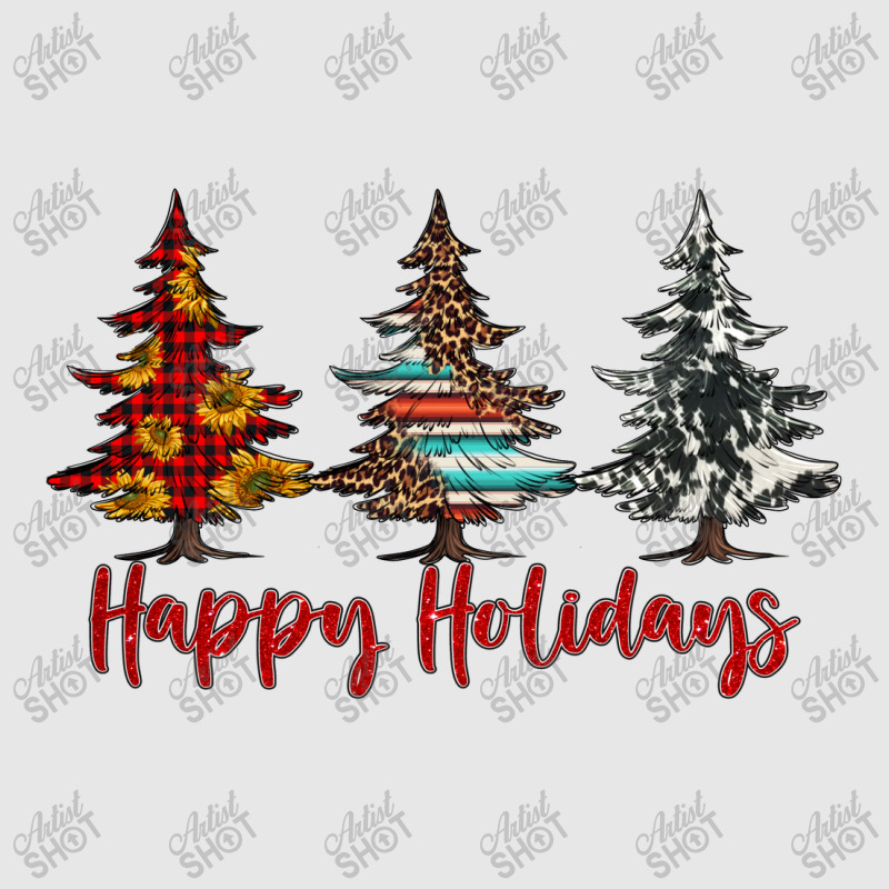 Happy Holidays Christmas Trees Hoodie & Jogger Set | Artistshot