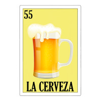 Spanish Beer Lottery Gift  Mexican Lottery La Cerveza V-neck Tee | Artistshot