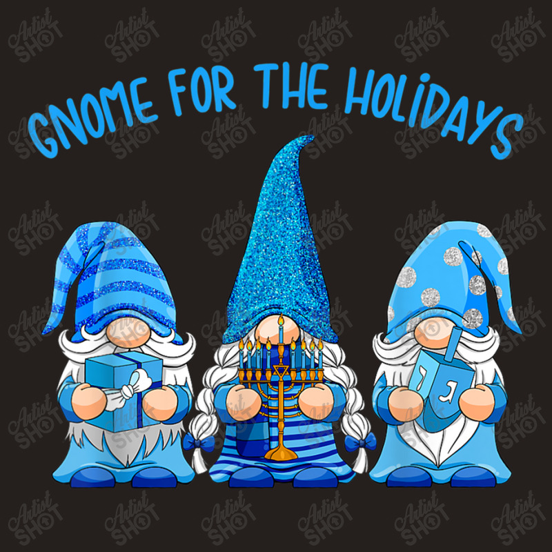 Gnome For The Holidays Hanukkah Jewish Christmas Cute Gnome Tank Top | Artistshot