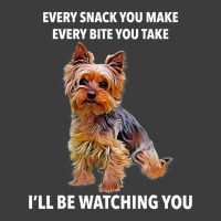 Yorkshire Terrier Funny Meme Every Snack I Ll Be Watching T Shirt Men's Polo Shirt | Artistshot