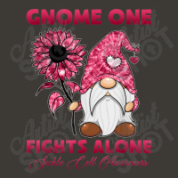 Gnome One Fight Alone Burgundy Ribbon Sickle Cell Awareness Bucket Hat | Artistshot