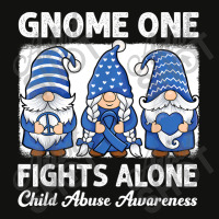 Gnome One Fights Alone Child Abuse Prevention Awareness Scorecard Crop Tee | Artistshot