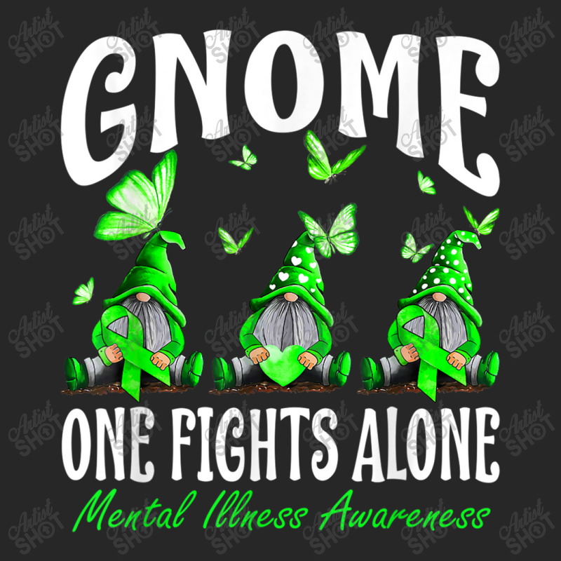 Gnome One Fights Alone Mental Illness Awareness Women's Pajamas Set by NathanielDesign | Artistshot