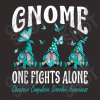 Gnome One Fights Alone Obsessive Compulsive Disorder Racerback Tank | Artistshot