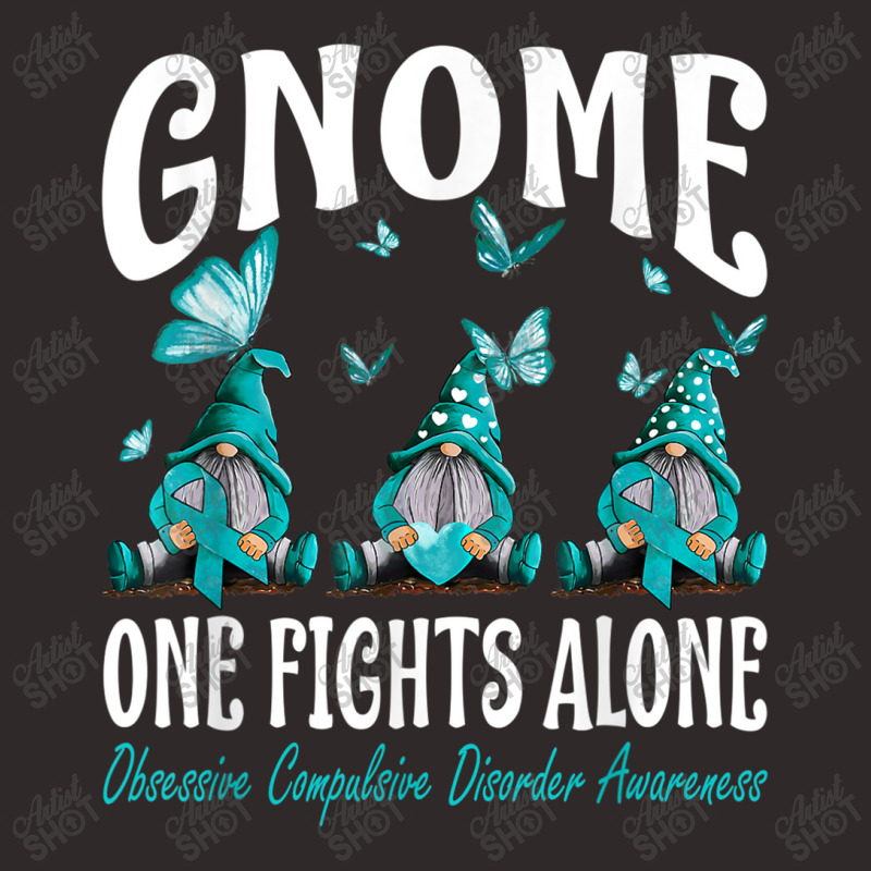 Gnome One Fights Alone Obsessive Compulsive Disorder Racerback Tank by NathanielDesign | Artistshot