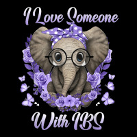 Elephant I Love Someone With Irritable Bowel Syndrome Cute Cropped Hoodie | Artistshot