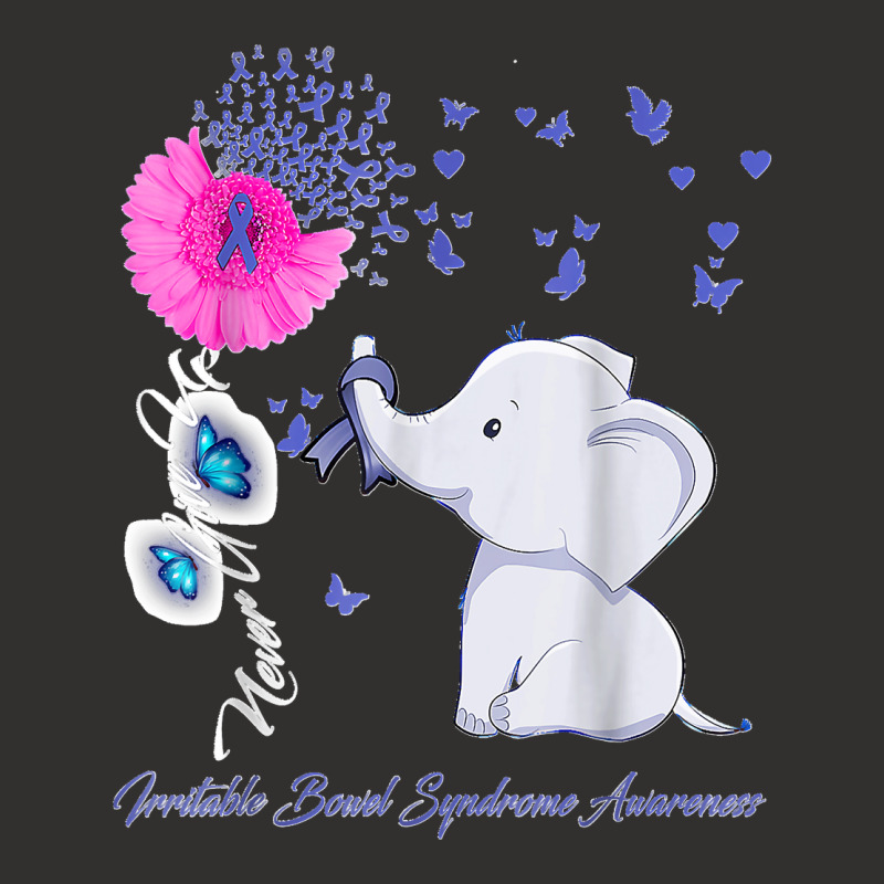 Elephant Irritable Bowel Syndrome Awareness Champion Hoodie by WirtzRichard | Artistshot