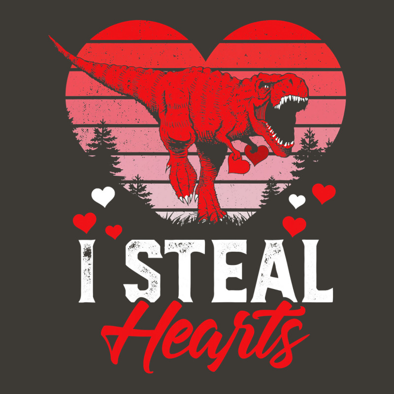 I Steal Hearts Tshirt Valentines Day Dinosaur Boys Kid (19) Bucket Hat | Artistshot