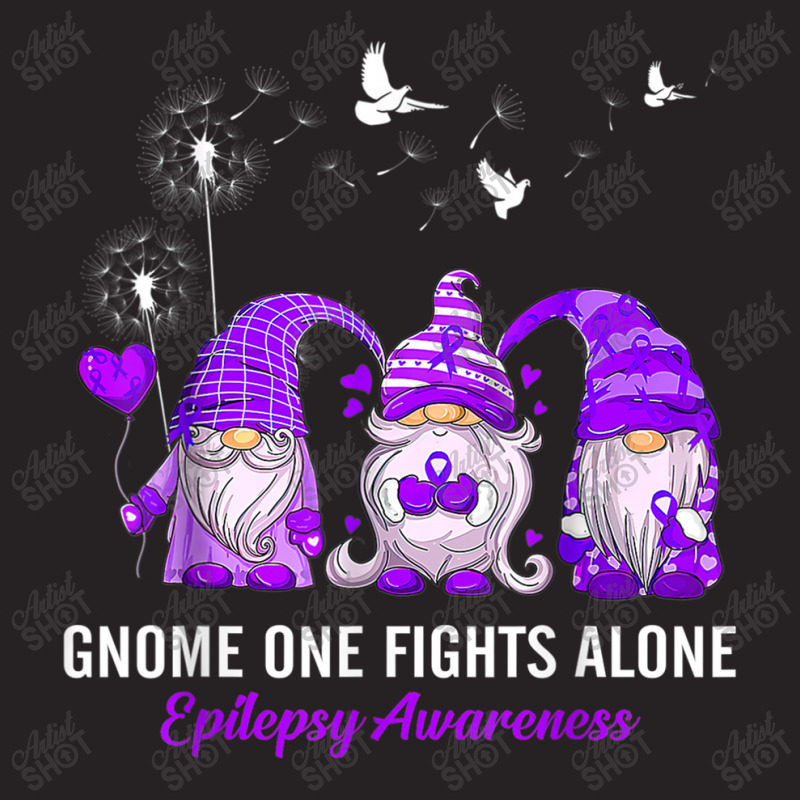 Gnomes One Fights Alone Epilepsy Awareness Vintage Cap by NathanielDesign | Artistshot