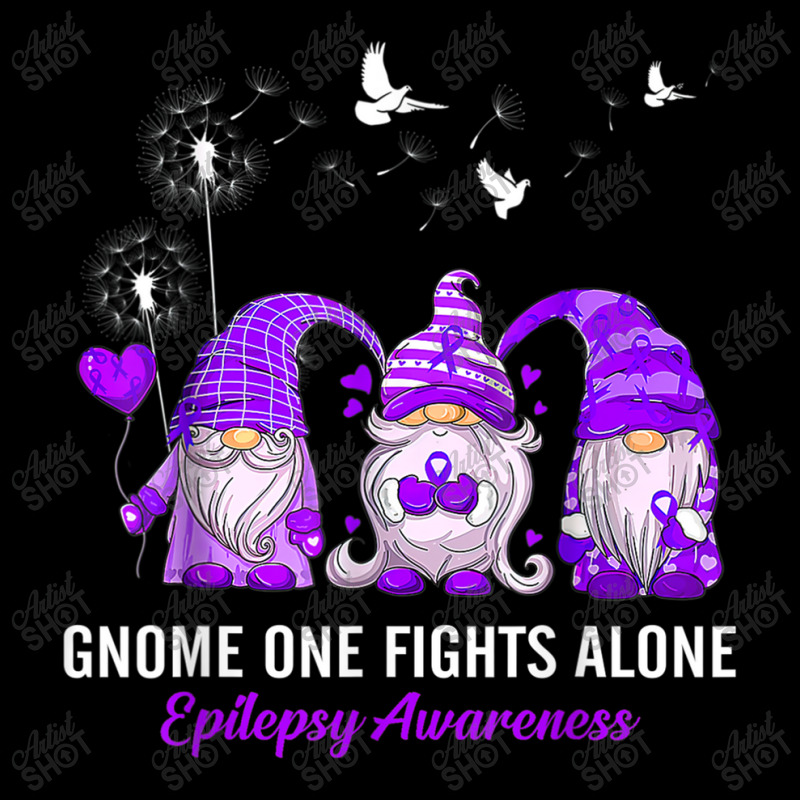 Gnomes One Fights Alone Epilepsy Awareness Kids Cap by NathanielDesign | Artistshot