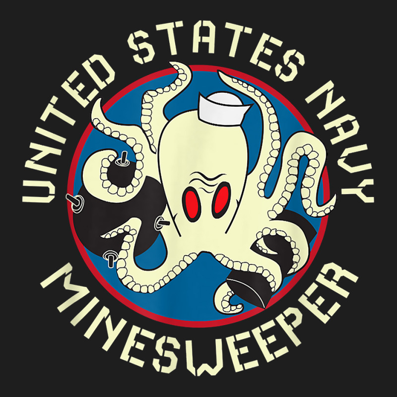 Custom United States Navy Minesweeper T Shirt Classic T-shirt By Cm ...