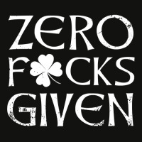 Zero Fucks Fecks Given St Patricks Day Tshirt For Women Men Scorecard Crop Tee | Artistshot