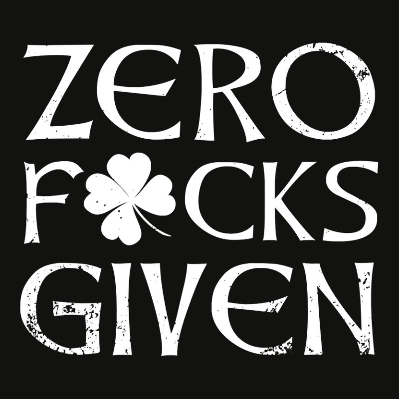 Zero Fucks Fecks Given St Patricks Day Tshirt For Women Men Scorecard Crop Tee by LoriMccarty89 | Artistshot