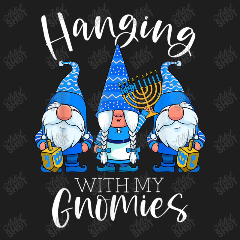 Hanging With My Gnomies Hanukkah Jewish Gnomes Chanukah Classic T-shirt | Artistshot