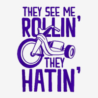 Rollin' Trike They See Me Rollin' They Hatin' Skater Skate T Shirt Baby Beanies | Artistshot