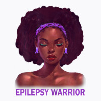 Womens Afro African American Black Woman Epilepsy Warrior T Shirt T-shirt | Artistshot