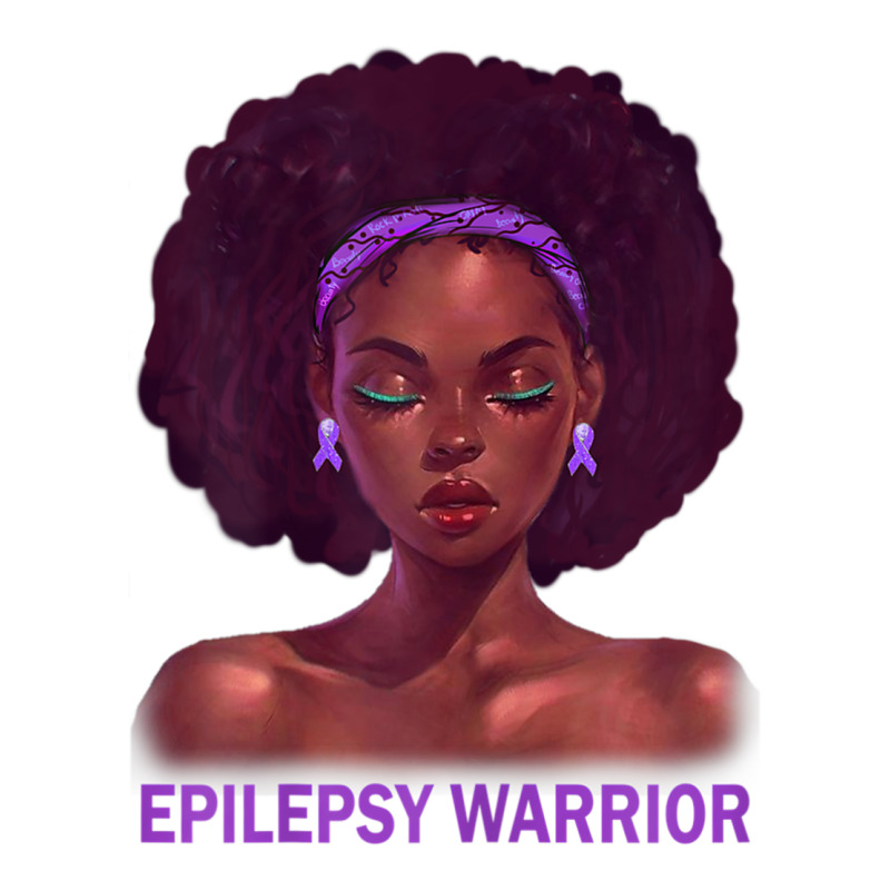 Womens Afro African American Black Woman Epilepsy Warrior T Shirt Unisex Hoodie | Artistshot