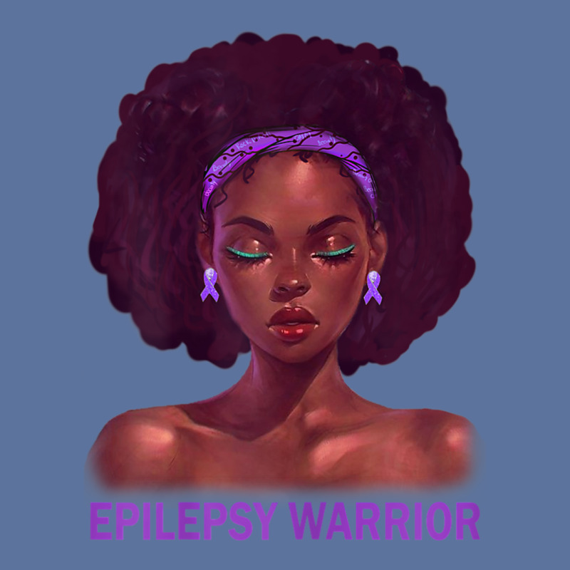 Womens Afro African American Black Woman Epilepsy Warrior T Shirt Lightweight Hoodie | Artistshot