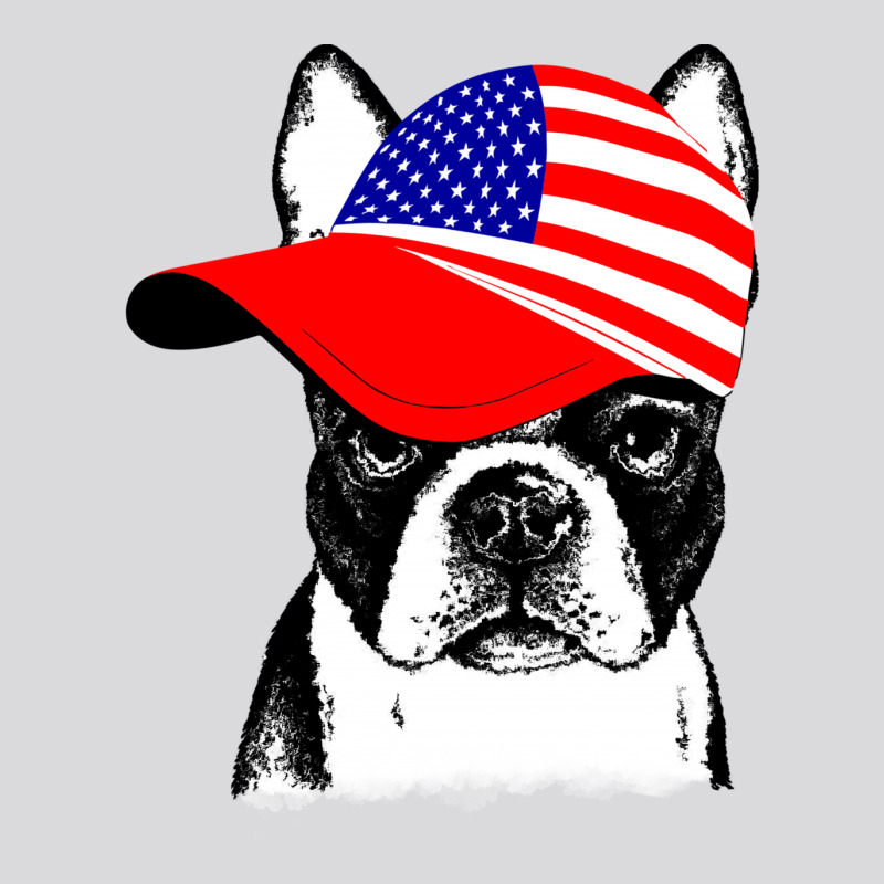 American Boston Terrier Women's Triblend Scoop T-shirt by autlu2024 | Artistshot