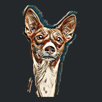 Dog Basenji Ears Face Crewneck Sweatshirt | Artistshot