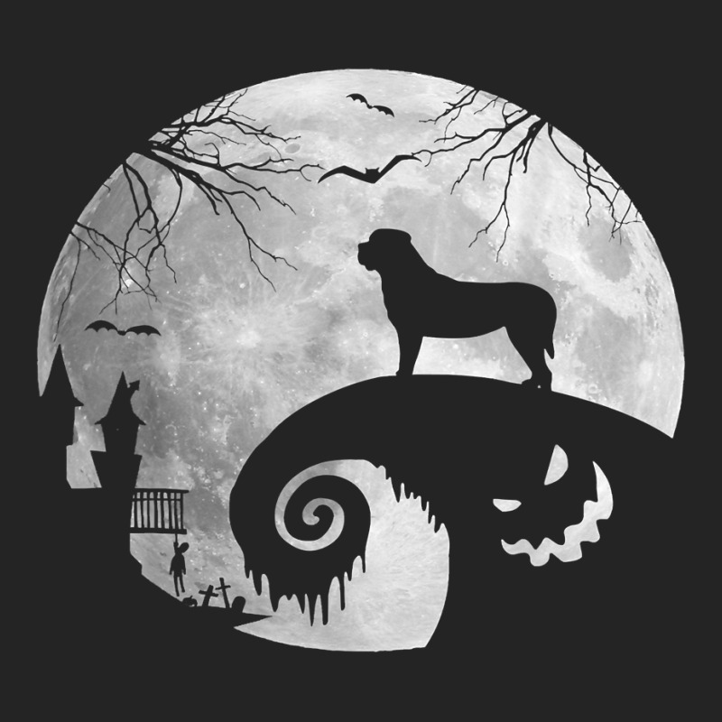 Mastiff Dog And Moon Halloween Costume Dog Lover Funny Gifts 194 3/4 Sleeve Shirt | Artistshot