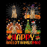 Halloween Thanksgiving Christmas Malinois Dog Hallothanksmas Pocket T-shirt | Artistshot