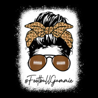 Bleached Football Gammie Life With Leopard Messy Bun Player Pocket T-shirt | Artistshot