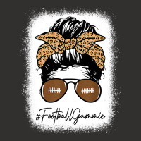 Bleached Football Gammie Life With Leopard Messy Bun Player Champion Hoodie | Artistshot