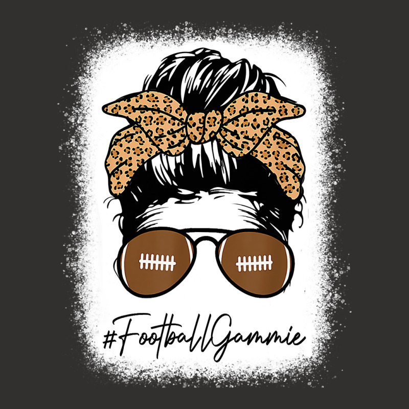 Bleached Football Gammie Life With Leopard Messy Bun Player Champion Hoodie by pester | Artistshot