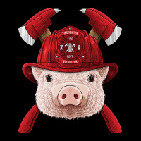 Firefighter Pig Fireman Boys Kids Fire Rescue Farm Animal 249 Zipper Hoodie | Artistshot