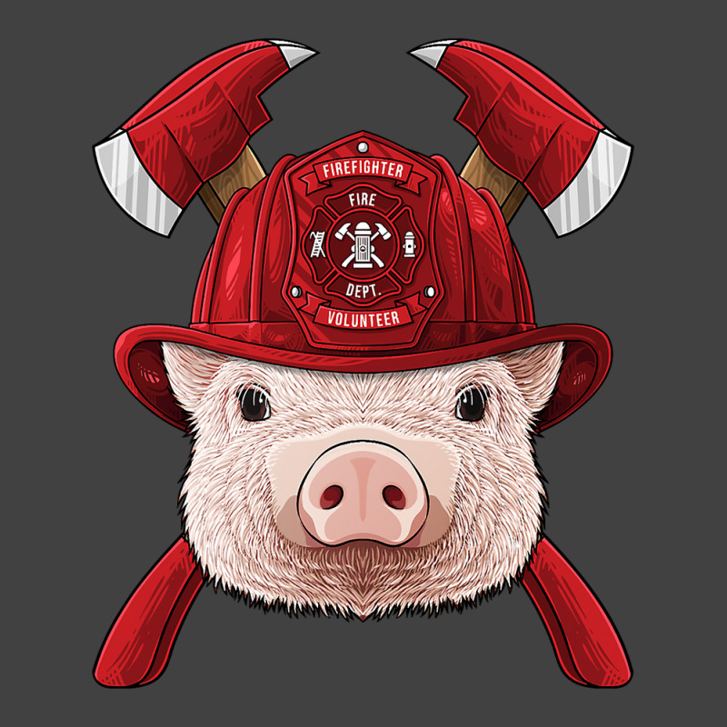 Firefighter Pig Fireman Boys Kids Fire Rescue Farm Animal 249 Vintage T-Shirt by peafowl | Artistshot