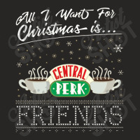 All I Want For Christmas Is Friends Central Ladies Fitted T-shirt | Artistshot