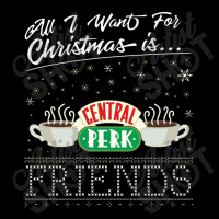 All I Want For Christmas Is Friends Central Cropped Hoodie | Artistshot