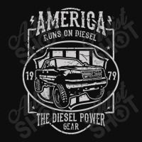 America Runs On Diesel Truck Crop Top | Artistshot