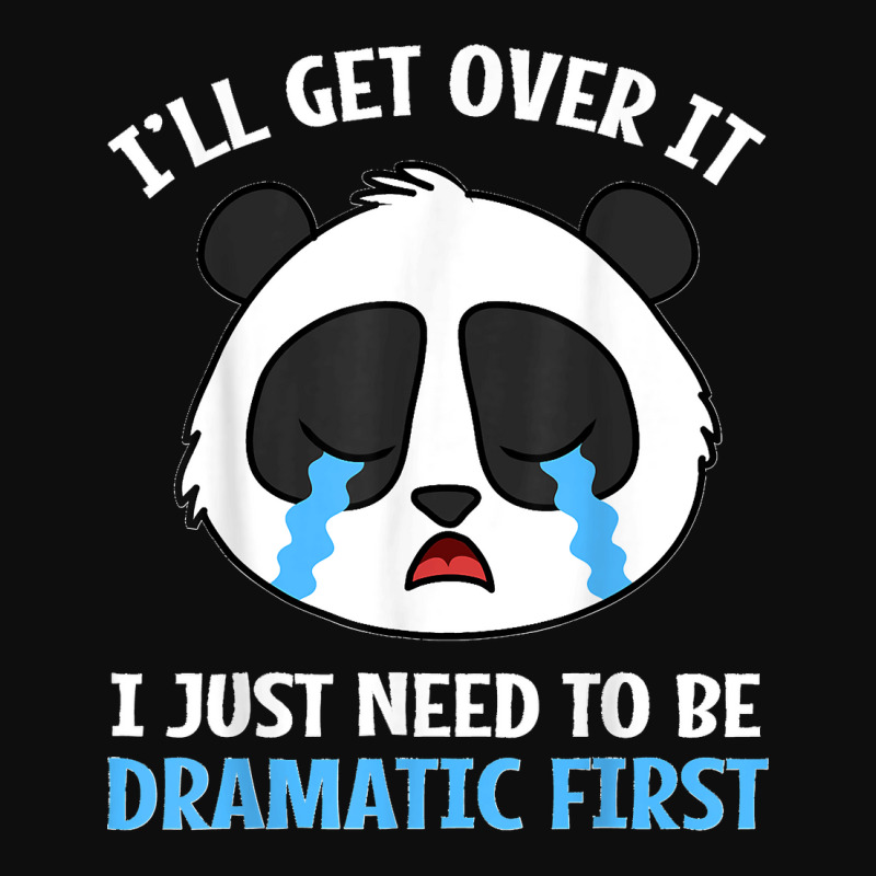 Funny Dramatic Panda Bear Face Kawaii Anime Lovers Crop Top by WirtzRichard | Artistshot